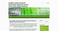 Desktop Screenshot of kambingaqiqahonline.com